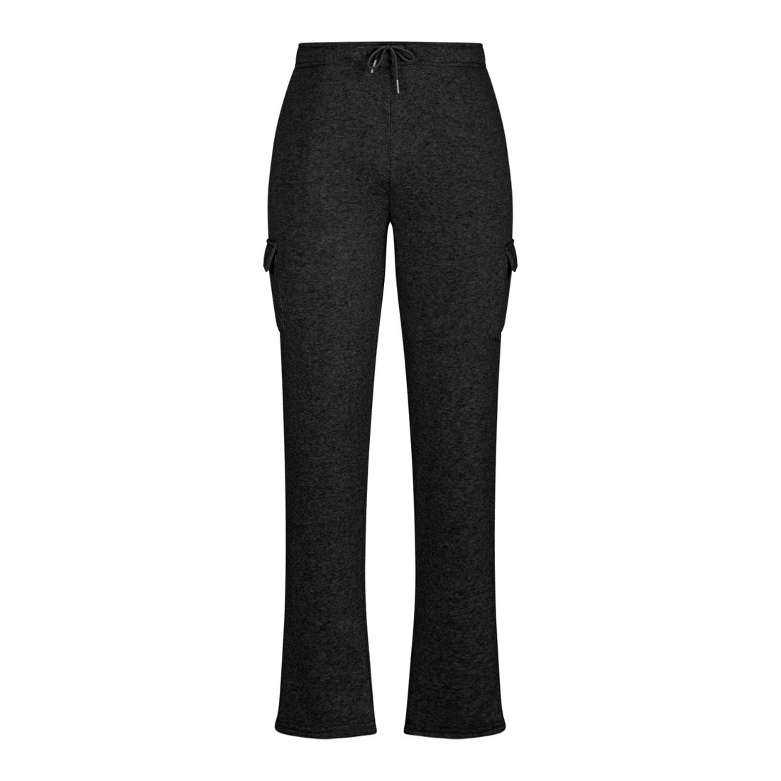 Damen weiche Cargo-Jogginghose mit Kordelzug und Seitentaschen – Avélisse