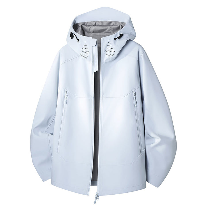 Damen Wasserdichte Softshell-Outdoorjacke mit minimalistischer Silhouette und Belüftungsperforation am Kragen Echo Archiv