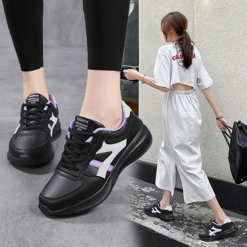 Damen nan modische Plateau-City-Sneaker mit extraweich gepolstertem Fußbett, stoßdämpfender Zwischensohle und sportiver Seitenapplikation Echo Archiv