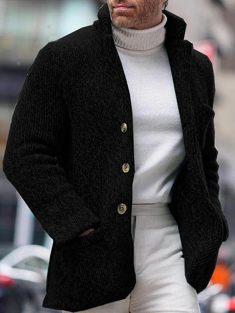Herren modische Strickjacke mit ausgefallenem Muster Echoarchiv