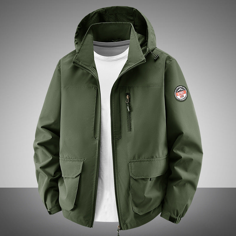 Herren Robuste Übergangsjacke mit praktischen Taschen Echo Archiv