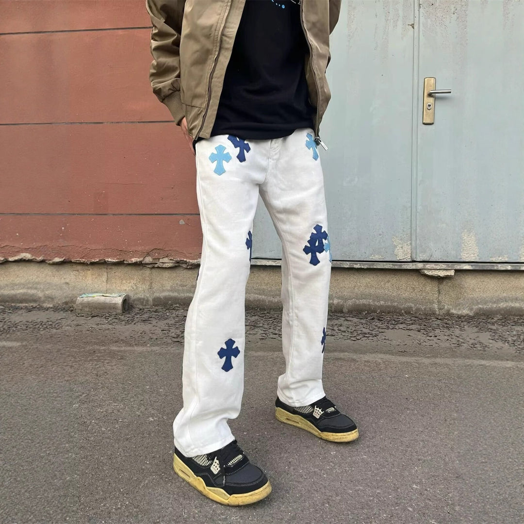 Herren Weitgeschnittene Custom Denim-Jeans Echo Archiv
