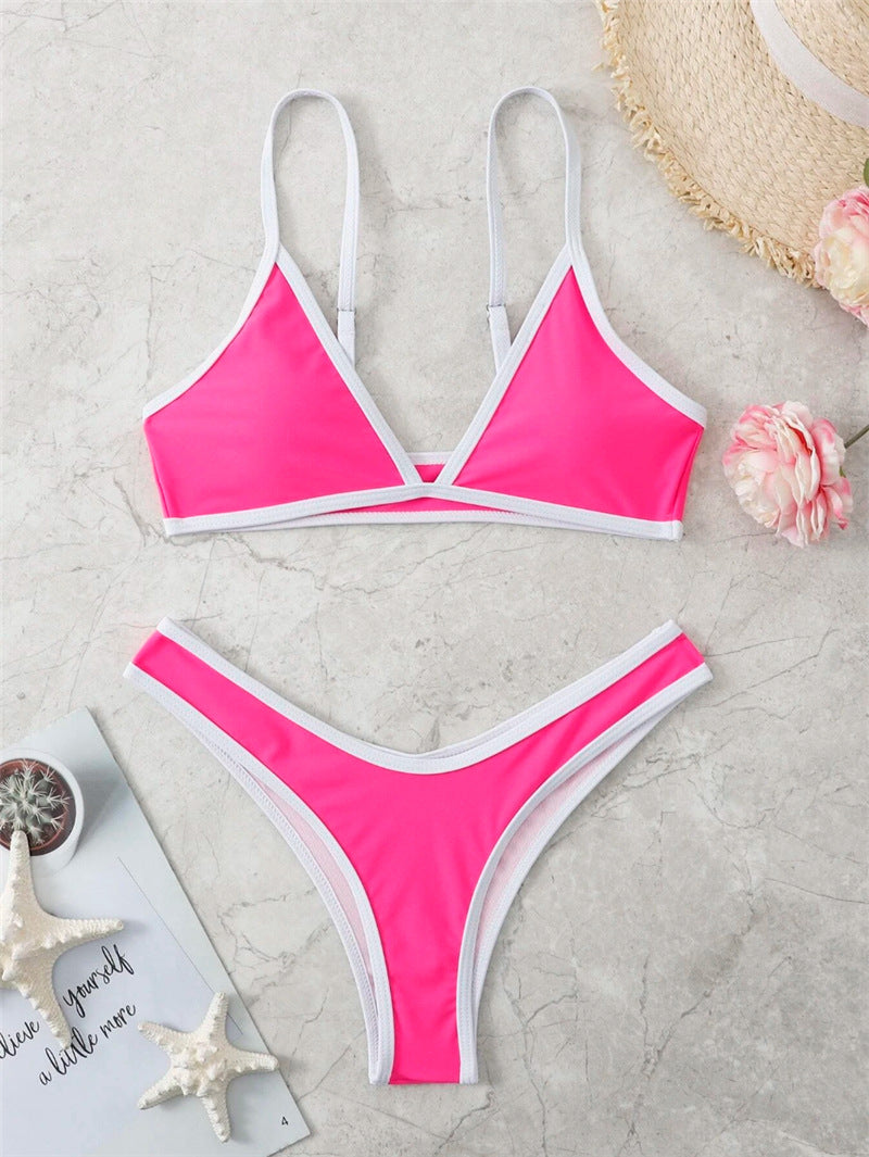 Damen Triangel-Bikini mit eleganter Naht und sportlichem Schnitt Echo Archiv