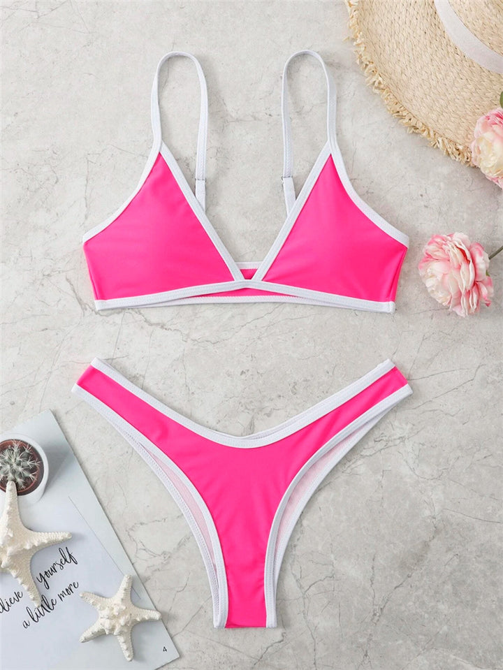 Damen Triangel-Bikini mit eleganter Naht und sportlichem Schnitt Echo Archiv