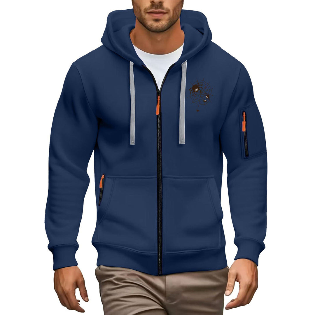 Herren Hochwertiger Zip-Hoodie Echoarchiv