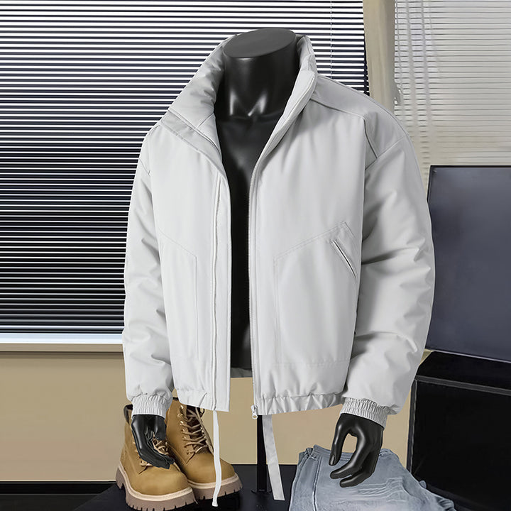 Herren Thermo‑isolierte Kurzblouson‑Jacke mit Stehkragen und Tunnelzugbund Echo Archiv