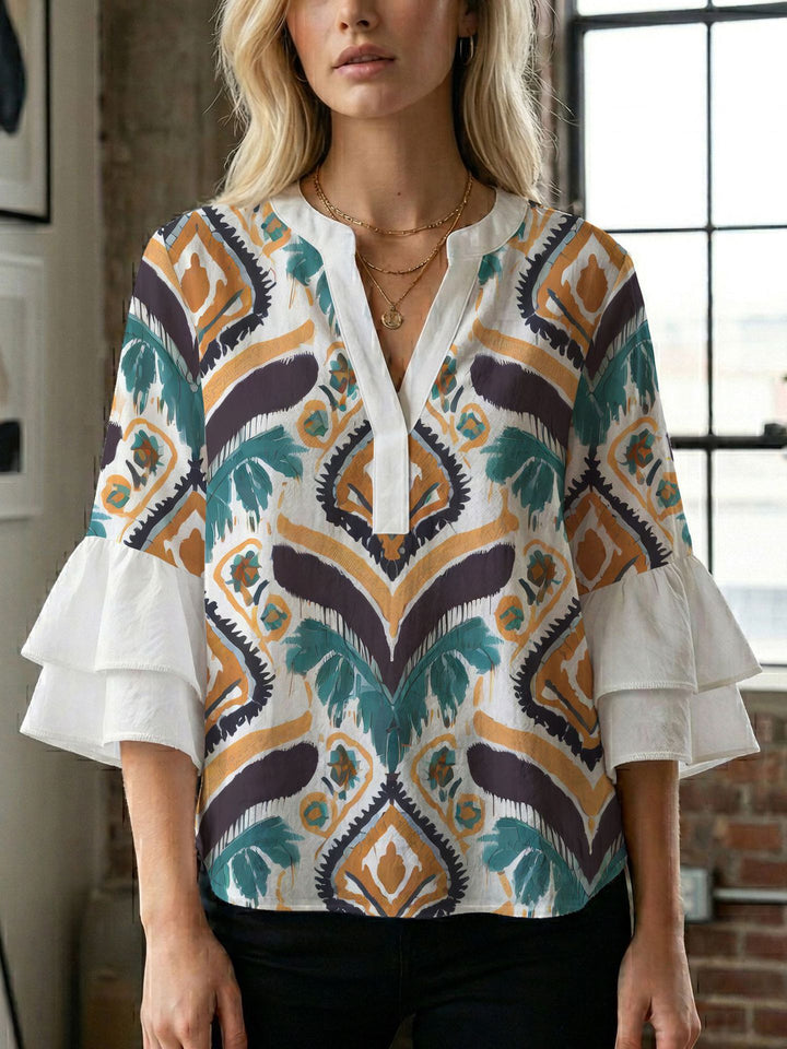 Damen Bluse mit wunderschönen floralem Design Echo Archiv