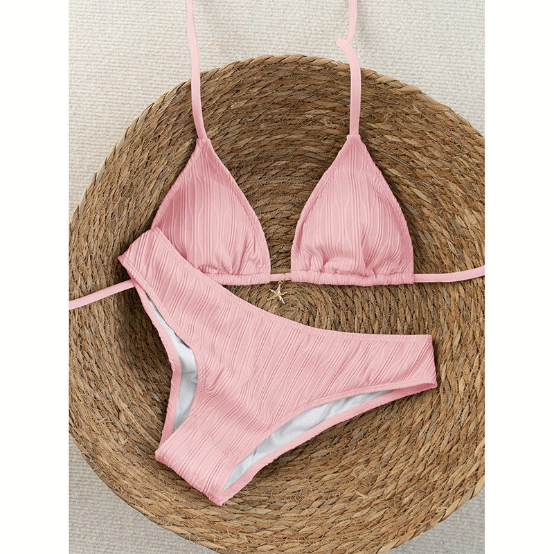 Damen Triangel-Bikini mit feinem Rippendesign Echo Archiv