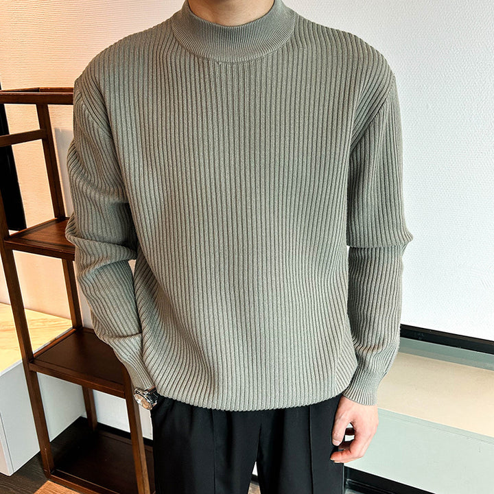 Herren Gemütlicher Rippenstrickpullover – Norvane