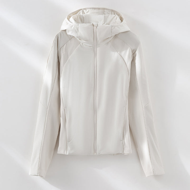 Damen Leichte Softshell-Jacke mit Kapuze, Raglanärmeln und taillierter Passform Echoarchiv