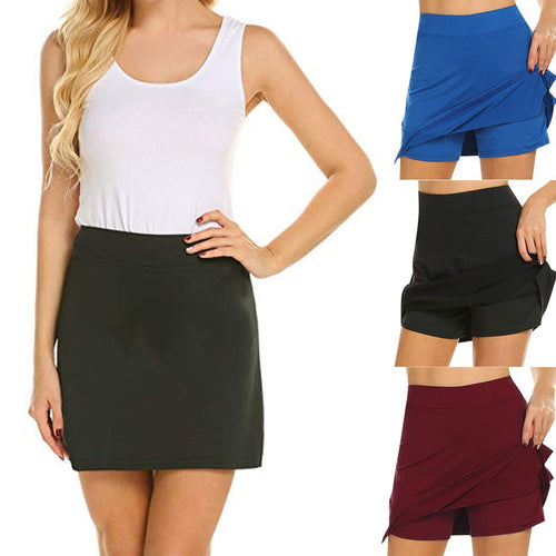 Damen sportlicher Röcke mit integrierter Shorts Echo Archiv