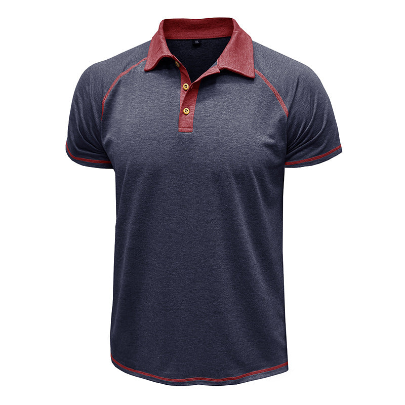 Herren Poloshirt mit kontrastierendem Kragen und hochwertiger Verarbeitung Echoarchiv