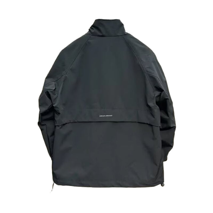 Herren wetterfeste Multifunktionsjacke mit hohem Kragen Echoarchiv