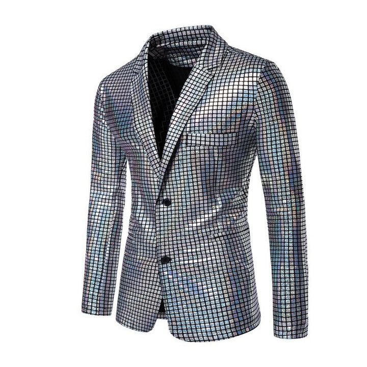 Herren Glamouröse Glassteine Smokingjacke Echoarchiv