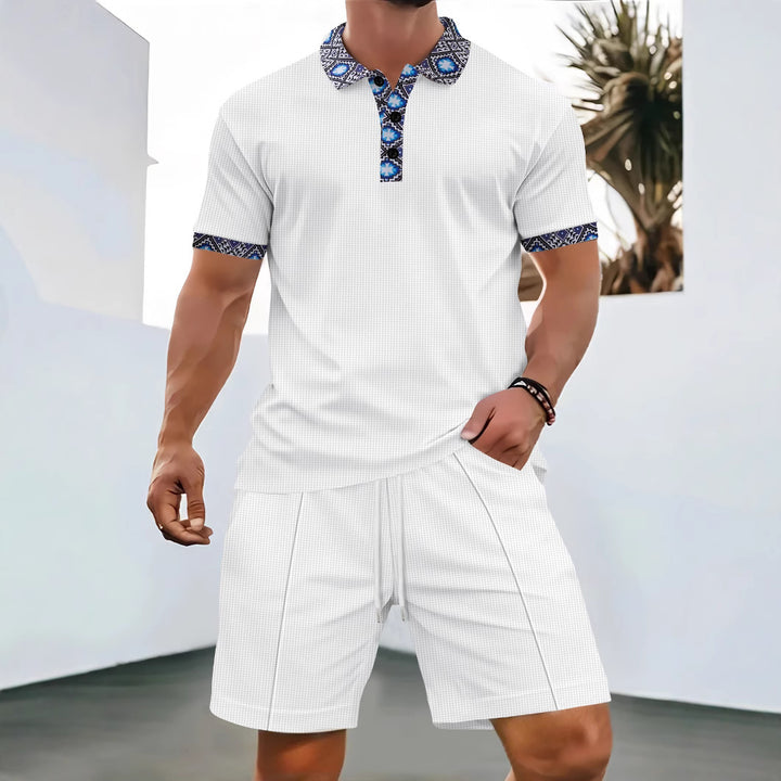 Herren Polohemd und Shorts Set Echoarchiv