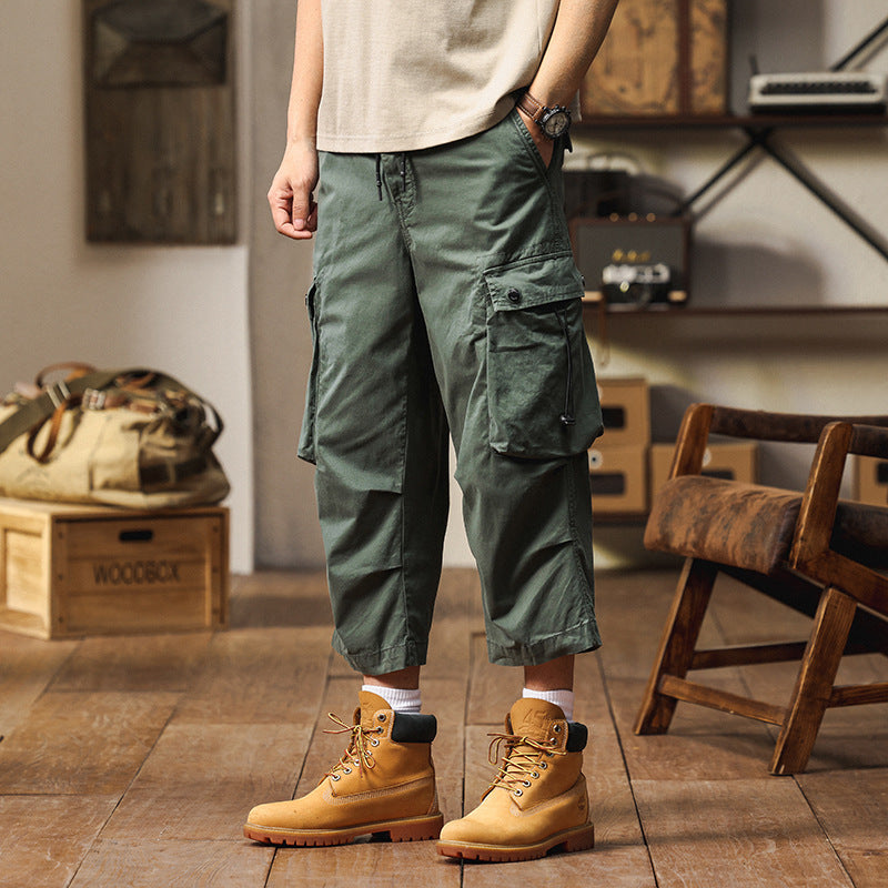Herren Cargo-Hose mit multifunktionalen Taschen und elastischem Bund Echoarchiv 1758210203
