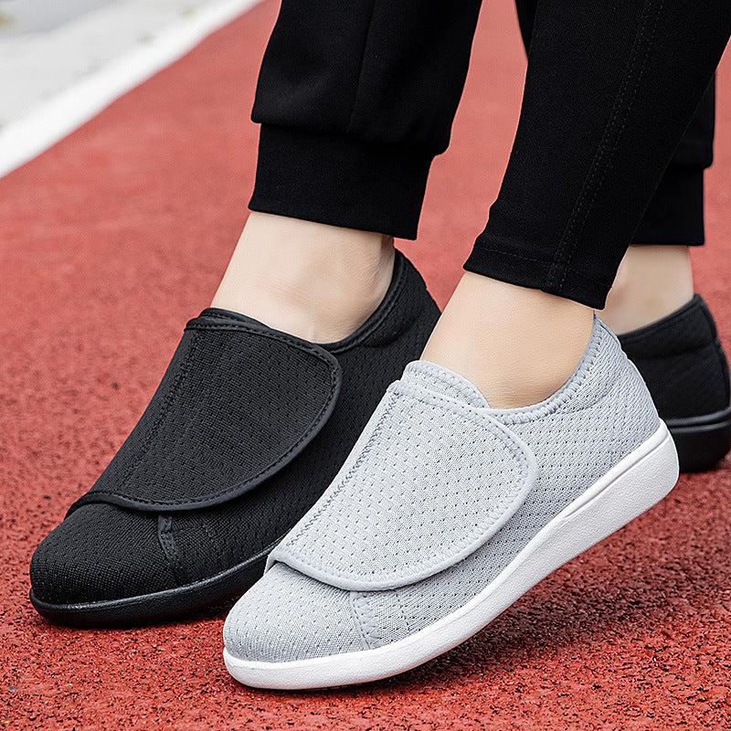 Herren nan orthopädischer Pantoffel mit verstellbarem Klettverschluss, atmungsaktivem Mesh und stoßdämpfender Schaumstoffsohle Echo Archiv