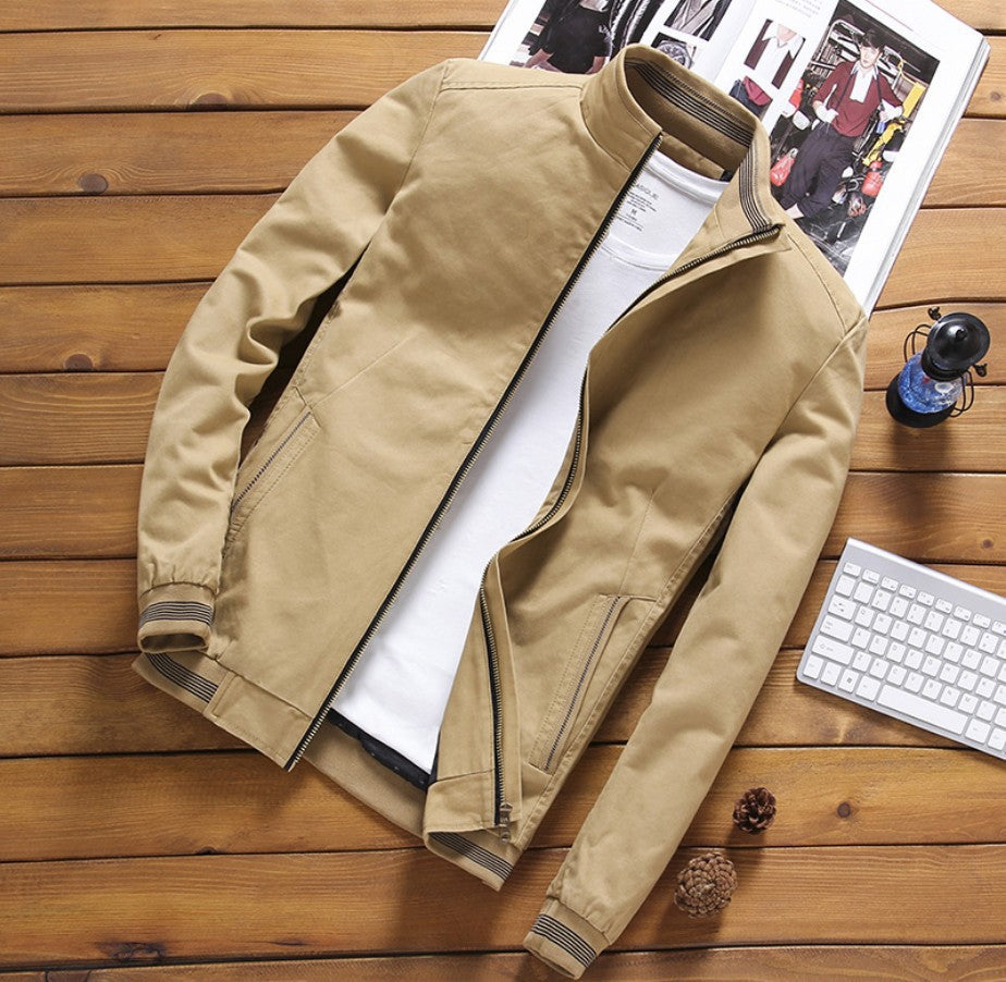 Herren nan gefütterte Winterblousonjacke mit weichem Teddyfutter, winddichter Außenhülle und verdecktem Zweiwege-Reißverschluss Echo Archiv