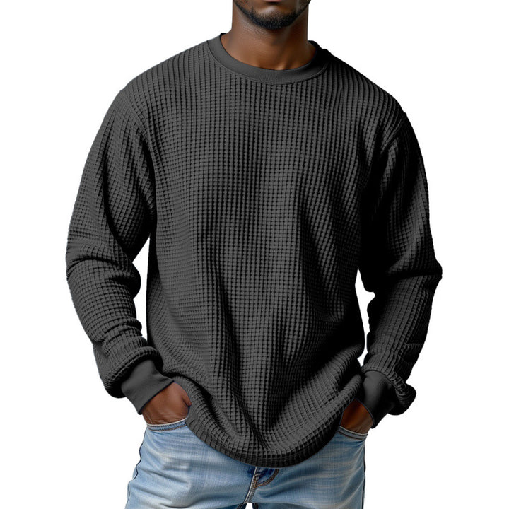 Herren Urbaner Pullover mit Waffelstruktur Echoarchiv