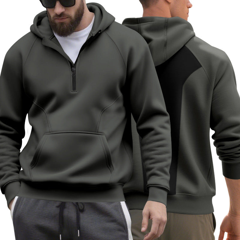 Herren Kapuzensweater mit Reißverschluss und praktischer Kängurutasche Echoarchiv