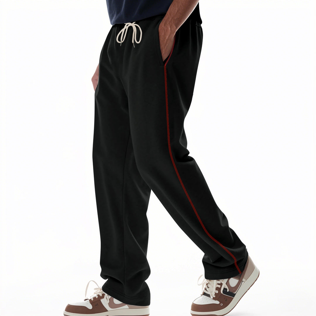Herren bequeme Sweatpants mit seitlichen Kontraststreifen Echoarchiv