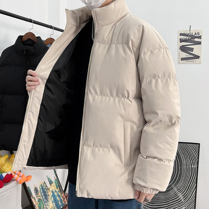 Herren Steppjacke mit hohem Kragen und isolierender Füllung Echoarchiv