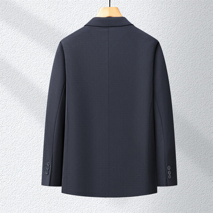 Herren eleganter Blazer mit strukturiertem Design und modernen Akzenten Echoarchiv