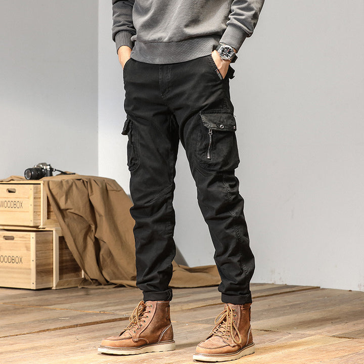 Herren Robuste Utility-Cargohose mit Mehrfachtaschen und verstärkten Kniepartien Echo Archiv