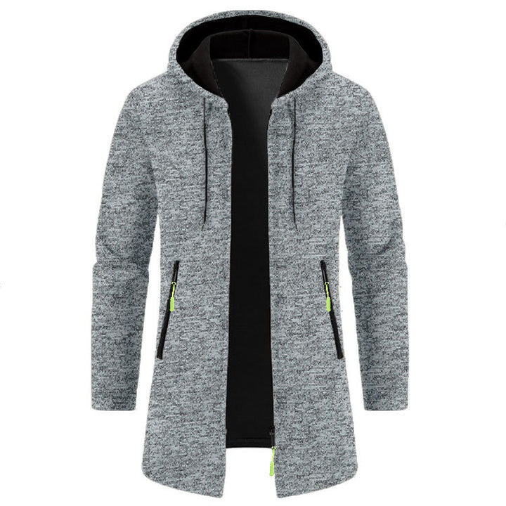 Herren Lässige Kapuzenjacke mit ergonomischem Schnitt und praktischen Reißverschlusstaschen Echoarchiv