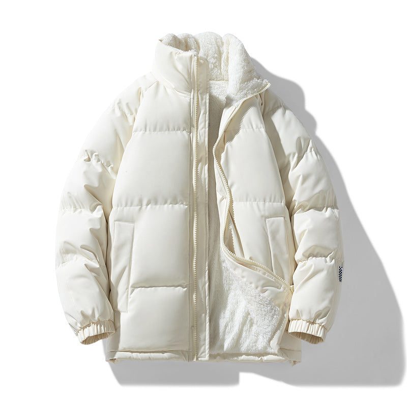 Herren Steppjacke mit wärmendem Innenfutter und hohen Kragen Echoarchiv