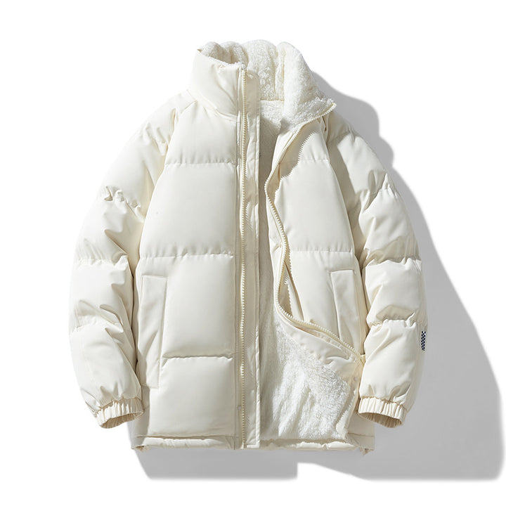 Herren Steppjacke mit wärmendem Innenfutter und hohen Kragen Echoarchiv