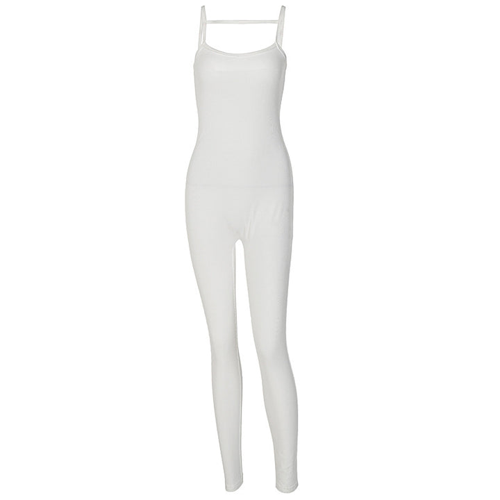 Damen Langärmeliger Jumpsuit mit schmalem Schnitt Echo Archiv