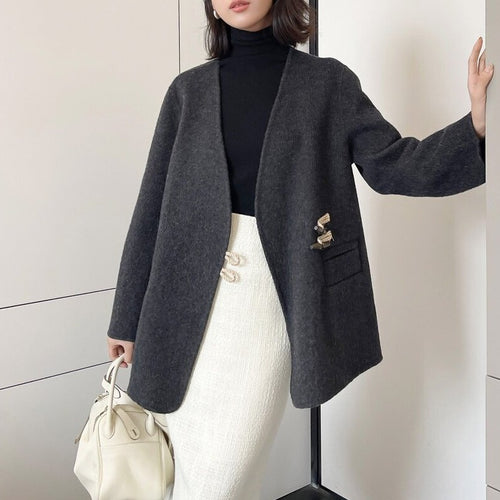 Damen Elegante und lässige Strickjacke Echoarchiv