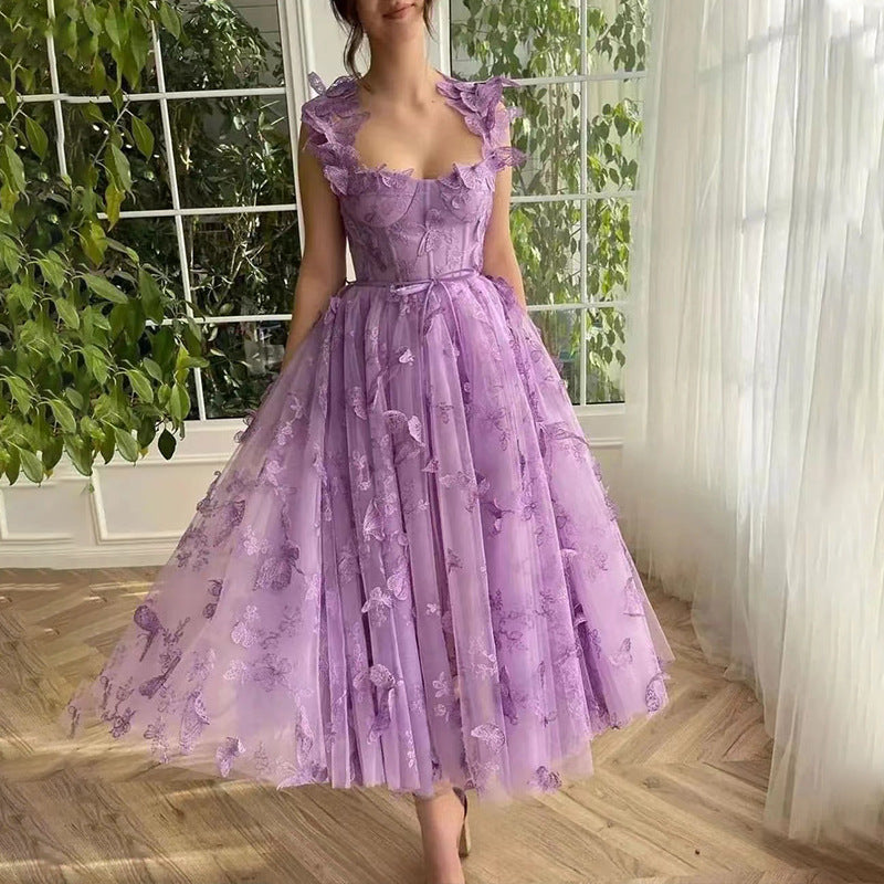 Echoarchiv | Chic Schlitz Braut Party Strand Kleid