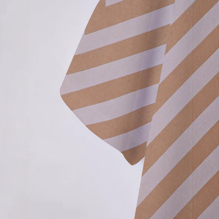 Herren Kurzarm Poloshirt mit modernem Streifenmuster Echoarchiv