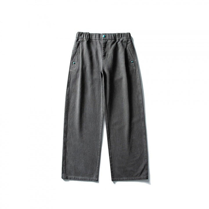 Damen Wide‑Leg Jeanshose aus robustem Denim mit elastischem Bund Echo Archiv