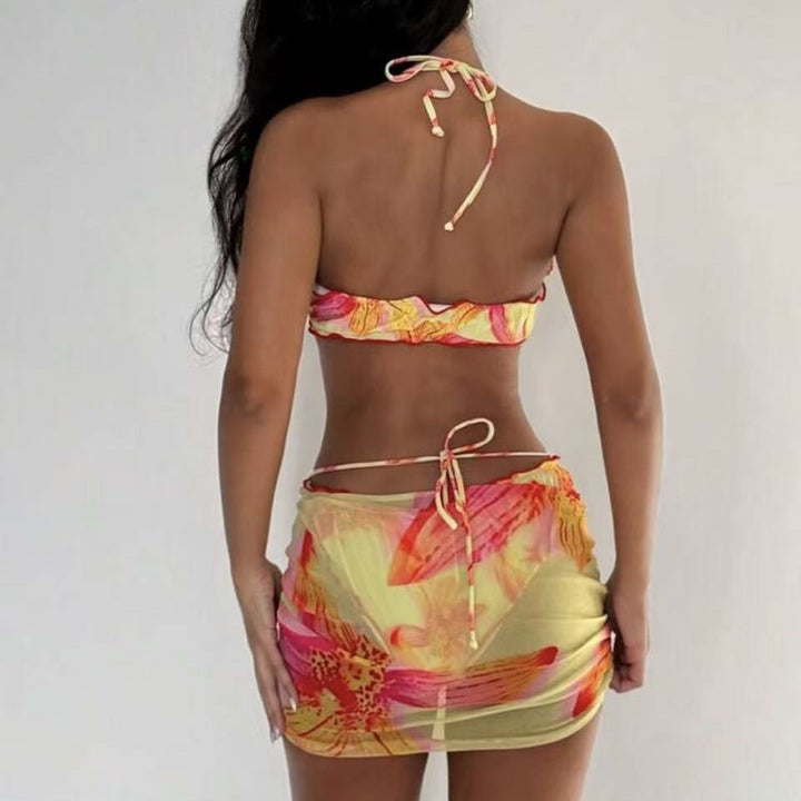 Damen Bikini-Set mit floralem Wickelrock Echo Archiv