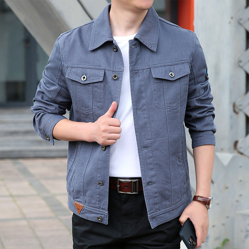 Herren Modische Jeanjacke Echo Archiv