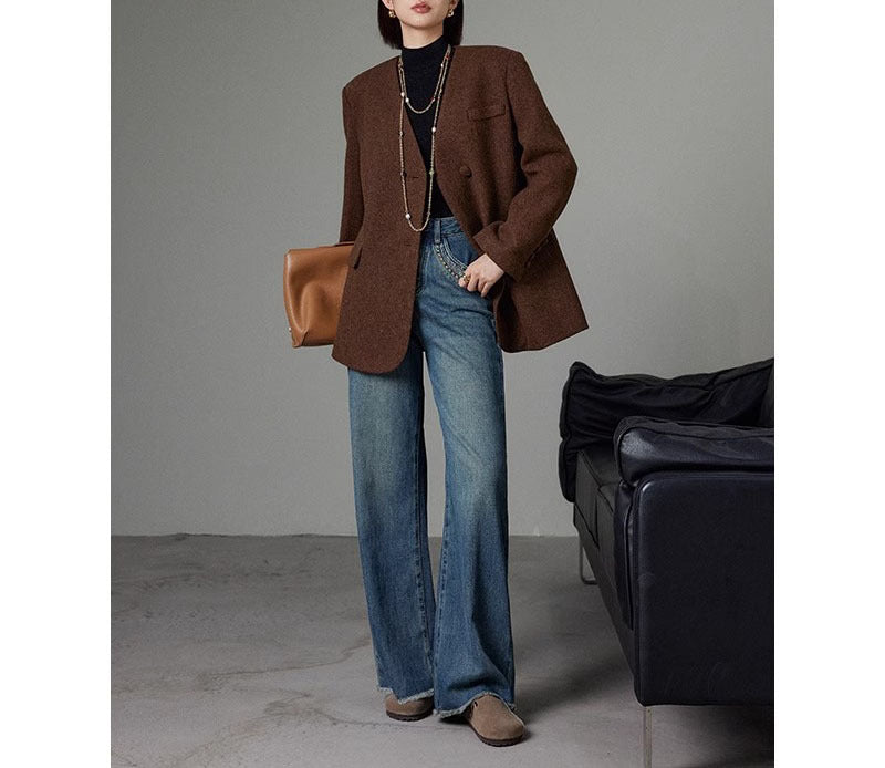 Damen Eleganter oversized Blazer Echoarchiv