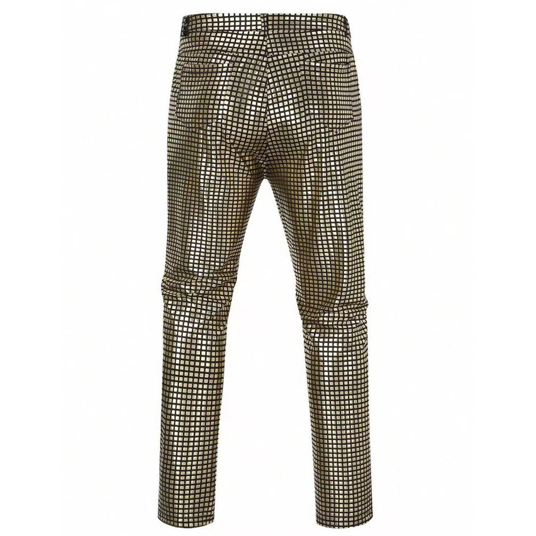 Herren modische glänzende Freizeithose Echoarchiv