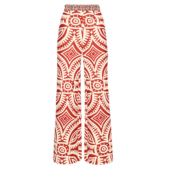 Damen Eleganter asymmetrischer Badeanzug mit stylischem Muster Echo Archiv