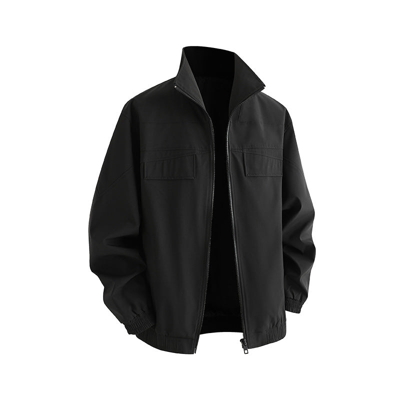 Herren Freizeitjacke mit praktischen Taschen und hohem Kragen Echoarchiv
