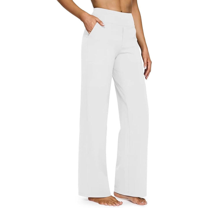 Damen Weitgeschnittene Lounge-Hose mit elastischem Bund Echoarchiv