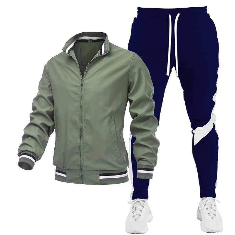 Herren Sportliches Trackjacke und Jogginghose Set Echo Archiv