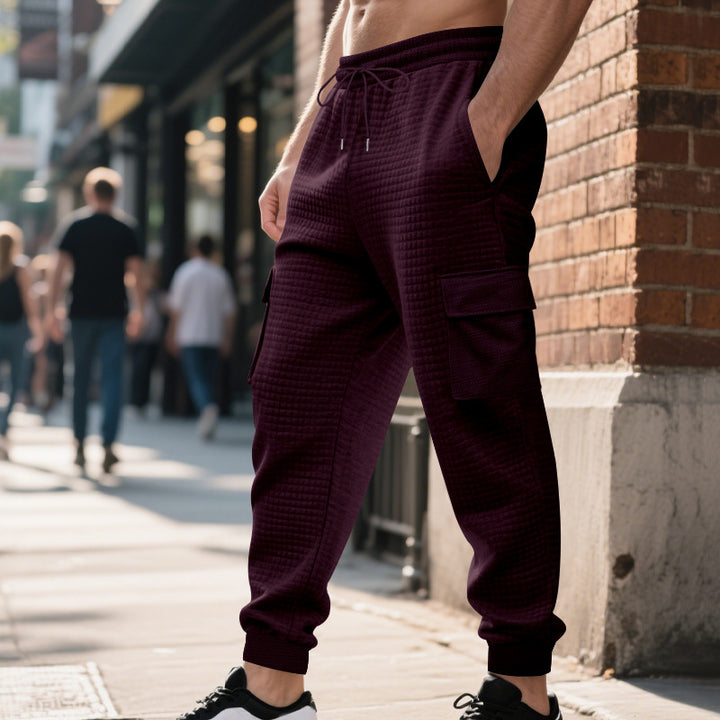 Herren Cargo-Jogginghose mit elastischem Bund und zahlreichen Taschen Echoarchiv