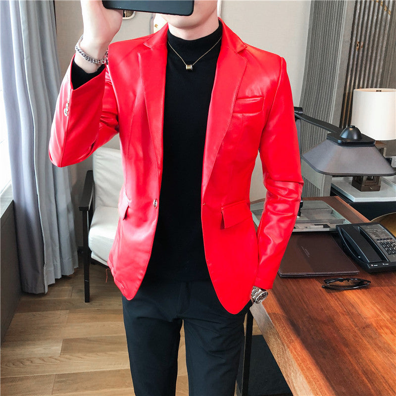Herren Eleganter Blazer mit schmaler Passform Echoarchiv