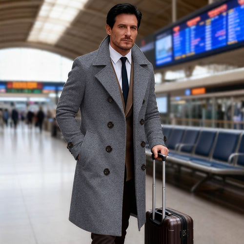 Herren eleganter Doppeltunnelmantel Echoarchiv