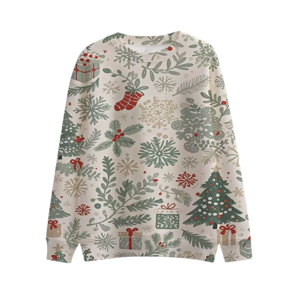 Damen Festlicher Weihnachts-Sweatshirt Echoarchiv