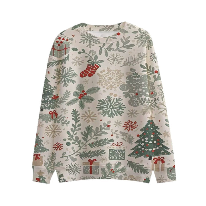 Damen Festlicher Weihnachts-Sweatshirt Echoarchiv