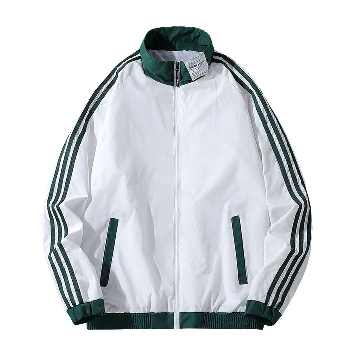 Herren Sportliche Übergangsjacke mit Reißverschluss und seitlichen Taschen Echo Archiv